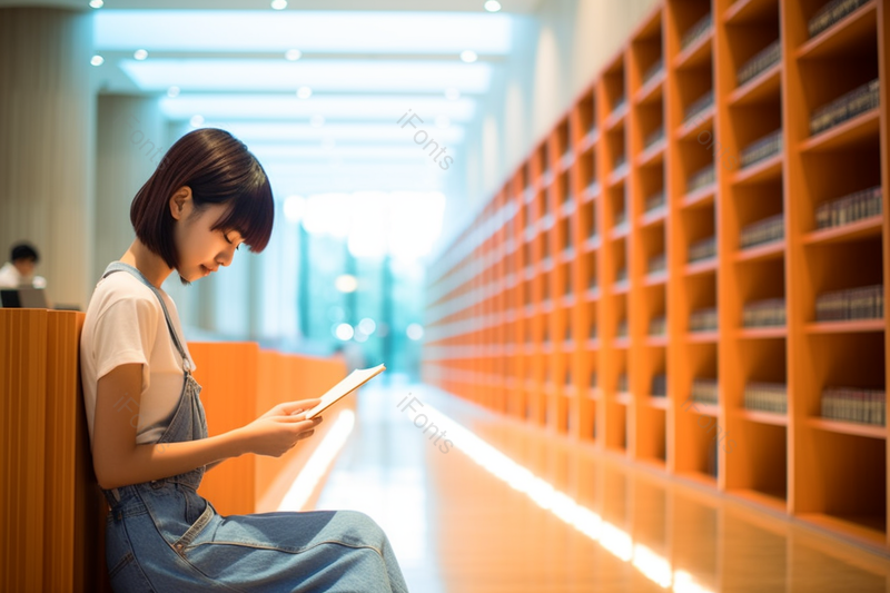 图书馆看书的女生考试广告背景,高清,摄影图,摄影图片,图片大全,摄影图免费下载